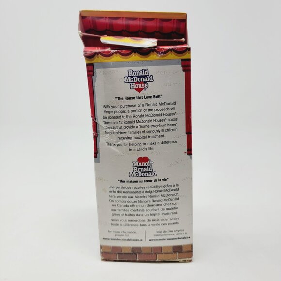 Ronald McDonald Finger Puppet in Box 2003 McDonalds Collectible - Picture 3 of 6